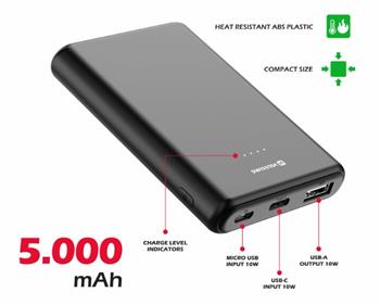 SWISSTEN POWER LINE POWER BANK 5000 mAh