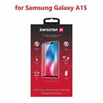 SWISSTEN SKLO FULL GLUE, COLOR FRAME, CASE FRIENDLY PRO SAMSUNG GALAXY A15 / A15 5G ČERNÉ