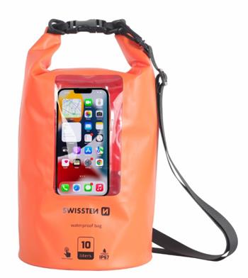 SWISSTEN VODOTĚSNÉ POUZDRO SWISSTEN WATERPROOF ORANŽOVÉ(10L)