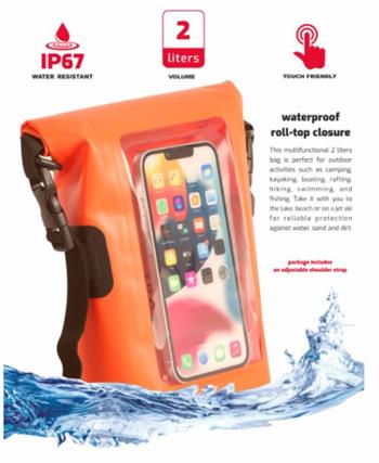 SWISSTEN VODOTĚSNÉ POUZDRO SWISSTEN WATERPROOF ORANŽOVÉ(2L)