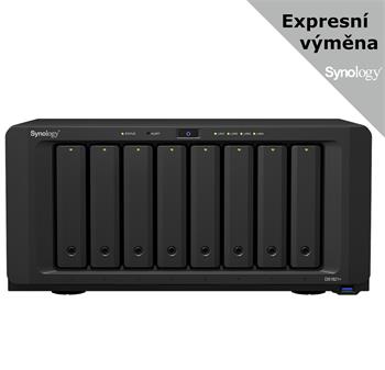 Synology DiskStation DS1821+, 8-bay NAS, CPU QC AMD Ryzen V1500B 64bit, RAM 4GB, 4x USB 3.0, 2x eSATA, 4x GLAN