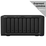 Synology DiskStation DS1821+, 8-bay NAS, CPU QC AMD Ryzen V1500B 64bit, RAM 4GB, 4x USB 3.0, 2x eSATA, 4x GLAN