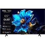 TCL 65" TV, QLED, 4K Ultra HD, HDR, Google TV, LAN, Wi-Fi, HDMI, Chrom