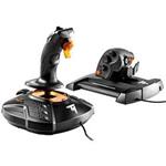 Thrustmaster Joystick T16000M FLIGHT PACK + plynový pedál + pedálová sada, pro PC