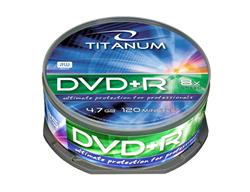 TITANUM 1077 - DVD+R [ cake box 25 | 4.7GB | 8x ]