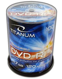 TITANUM 1310 - DVD-R [ Cake Box 100 | 4,7GB | 16x ]