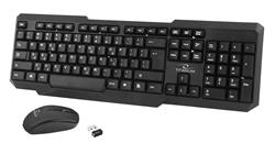 Titanum TK108 MEMPHIS bezdrátová sestava klávesnice, US + myš, 2.4GHz, černá