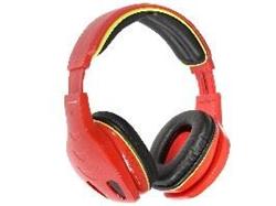 Tracer JUMBO BT bezdrátová sluchátka s mikrofonem, Bluetooth 2,1, červená