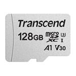 Transcend 128GB microSDXC 300S UHS-I U3 V30 A1 3D TLC (Class 10) paměťová karta (bez adaptéru), 95MB/s R, 45MB/s W