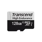 Transcend 128GB microSDXC 350V UHS-I U1 (Class 10) High Endurance paměťová karta, 95MB/s R, 45MB/s W