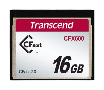 Transcend 16GB CFast 2.0 CFX600 paměťová karta (MLC)