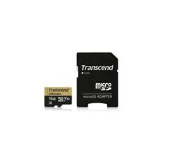 Transcend 16GB microSDHC UHS-I U3M Ultimate (V30) MLC paměťová karta (s adaptérem), 95MB/s R, 60MB/s W