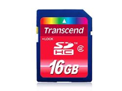Transcend 16GB SDHC (Class 4) paměťová karta