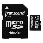 Transcend 1GB microSD paměťová karta (s adaptérem)