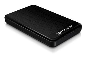 TRANSCEND 1TB StoreJet 25A3, 2.5”, USB 3.0 (3.1 Gen 1) Stylový externí odolný hard disk, černý se vzorem