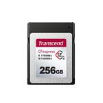 Transcend 256GB CFexpress 820 NVMe PCIe Gen3 x2 (Type B) paměťová karta, 1700MB/s R, 1300MB/s W