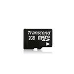Transcend 2GB microSD paměťová karta (bez adaptéru) 