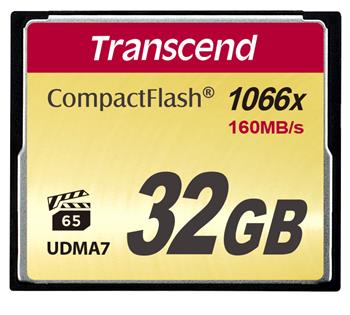 Transcend 32GB CF (1000X) paměťová karta