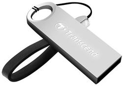 Transcend 32GB JetFlash 520S, USB 2.0 flash disk, malé rozměry, stříbrný kov