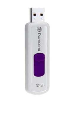 Transcend 32GB JetFlash 530, USB 2.0 flash disk, bílo/fialový