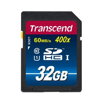 Transcend 32GB SDHC (Class10) UHS-I 400X (Premium) paměťová karta