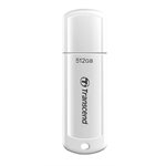 Transcend 512GB JetFlash 730 USB 3.1 flash disk, bílý