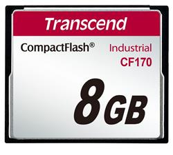 Transcend 8GB INDUSTRIAL CF CARD CF170 paměťová karta (MLC)