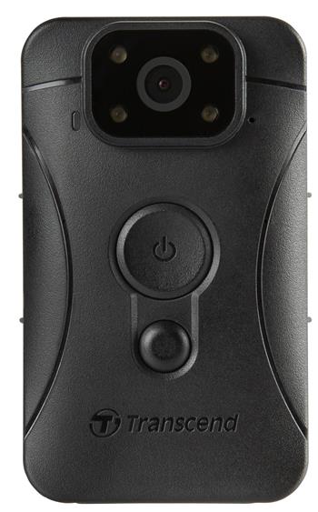Transcend DrivePro Body 10C osobní kamera, Full HD 1080p, infra LED, 64GB karta, microSD slot, USB C, IPX4, černá