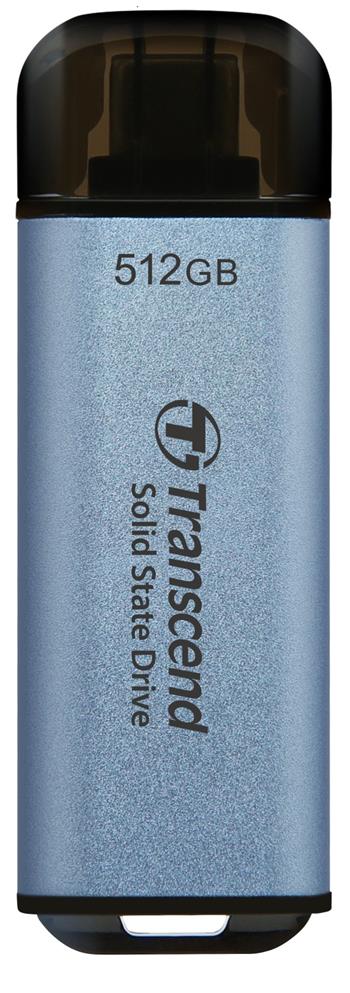 Transcend ESD300C 512GB, External SSD, USB 10Gbps, Type C