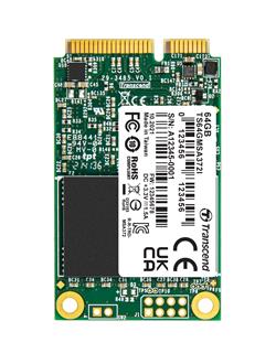 TRANSCEND MSA372I 64GB Industrial SSD disk mSATA, SATA III (MLC), 550MB/s R, 450MB/s W