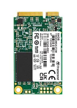 TRANSCEND MSA372M 64GB SSD disk mSATA, SATA III (MLC), 550MB/s R, 450MB/s W