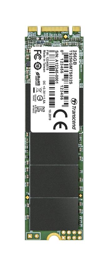 TRANSCEND MTS832S 256GB SSD disk M.2, 2280 SATA III 6Gb/s (3D TLC) single sided, 530MB/s R, 400MB/s W