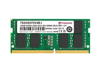 Transcend paměť 16GB Industrial ECC SODIMM DDR4 2666 2Rx8 (1Gx8)x18 CL19 1.2V