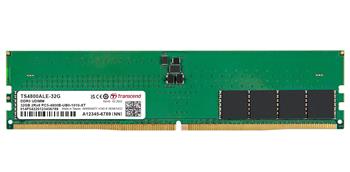 Transcend paměť 32GB DDR5 4800 U-DIMM 2Rx8 2Gx8 CL40 1.1V