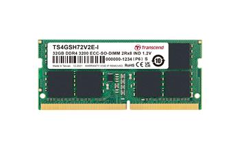 Transcend paměť 32GB Industrial ECC SODIMM DDR4 3200 2Rx8 CL22