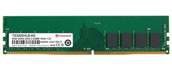 Transcend paměť 8GB DDR4 3200 U-DIMM 2Rx8 1Gx8 CL22 1.2V