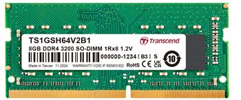 Transcend paměť 8GB SODIMM DDR4 3200 1Rx8 (1Gx8)x8 CL22 1.2V