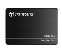 TRANSCEND SSD450K 512GB Industrial SSD disk 2.5" SATA3, 3D TLC, Aluminium case, 550MB/s R, 520 MB/W, černý