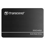 TRANSCEND SSD452K 128GB Industrial (3K P/E) SSD disk 2.5" SATA3, 3D TLC, Aluminium case, 560MB/s R, 520 MB/W, černý