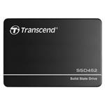 TRANSCEND SSD452K2 256GB Industrial (3K P/E) SSD disk 2.5" SATA3, 3D TLC, Aluminium case, 560MB/s R, 520 MB/W, černý