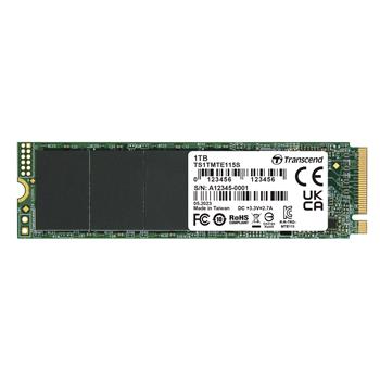 TRANSCEND TS1TMTE115S 1TB, M.2 2280,PCIe Gen3x4, NVMe, TLC, DRAM-less