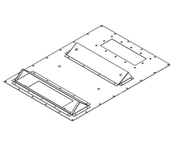 Triton Redukce pro montáž klimatizace X1, X2 600x1000,1200 do hloubky rozv. II. RAL7035