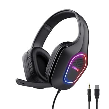TRUST GXT416 ZIROX LED HEADSET BLK
