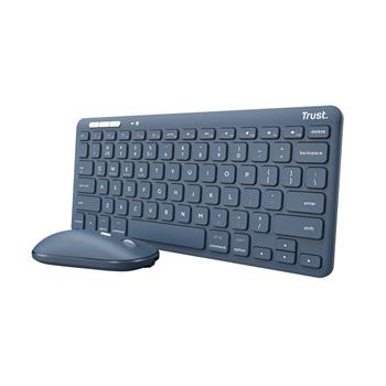 TRUST LYRA WL KEYBOARD & MOUSE US (myš+kláv) modrá