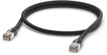 Ubiquiti UACC-Cable-Patch-Outdoor-1M-BK, Venkovní UniFi patch kabel, 1m, Cat5e, černý