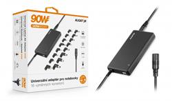 Univerzální adaptér pro notebooky se 16 výměnnými konektory a USB, 90W