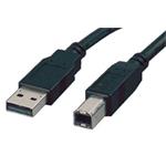 USB 2.0 kabel A-B, 0,8m