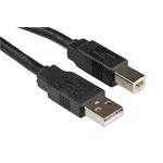 USB 2.0 kabel A-B 12m, černý, pro huby 14.02.5011-12