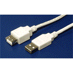 USB 2.0 kabel prodlužovací  A-A, M-F, 1,8m