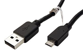 USB 2.0 kabel, USB A(M) - microUSB B(M), 3m